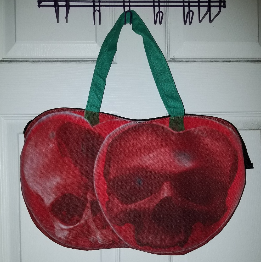 Kreepsville Skull Cherry Tote